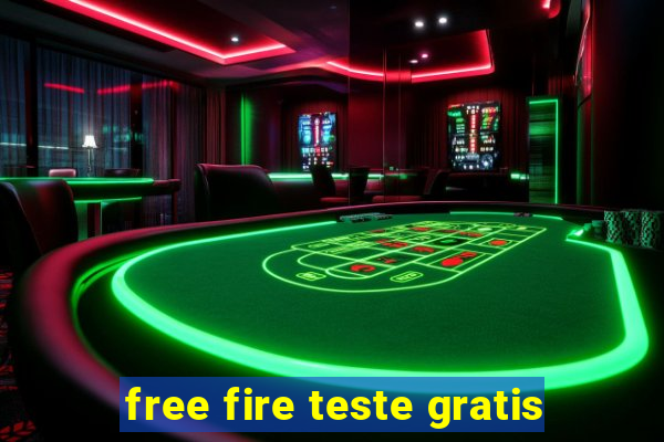 free fire teste gratis